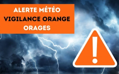 Alerte météo orange orages